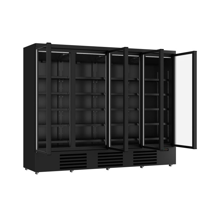 KOELKAST 4 GLASDEUREN ZWART JDE-2025R BL
*TRANSPORT OP AANVRAAG*
**Let op, er is sprake van een hogere inschakelstroom waardoor een automaat met C karakteristiek noodzakelijk is.**