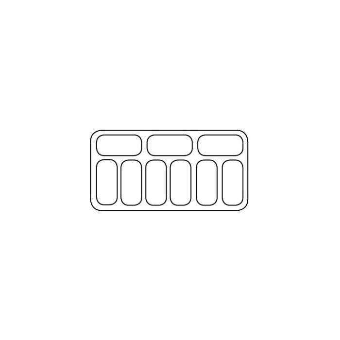SCHEPIJSVITRINE BALI 9X5 LTR