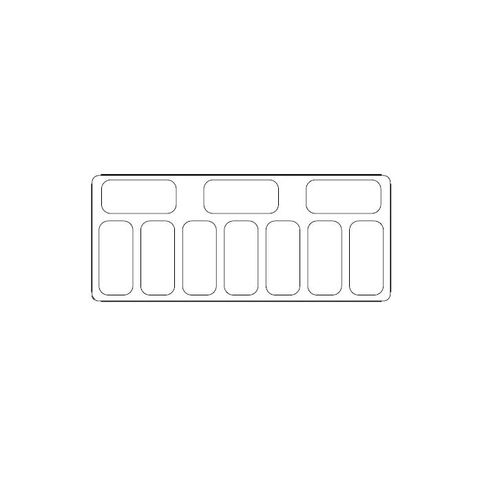 SCHEPIJSVITRINE CURACAO 10X 5 LTR