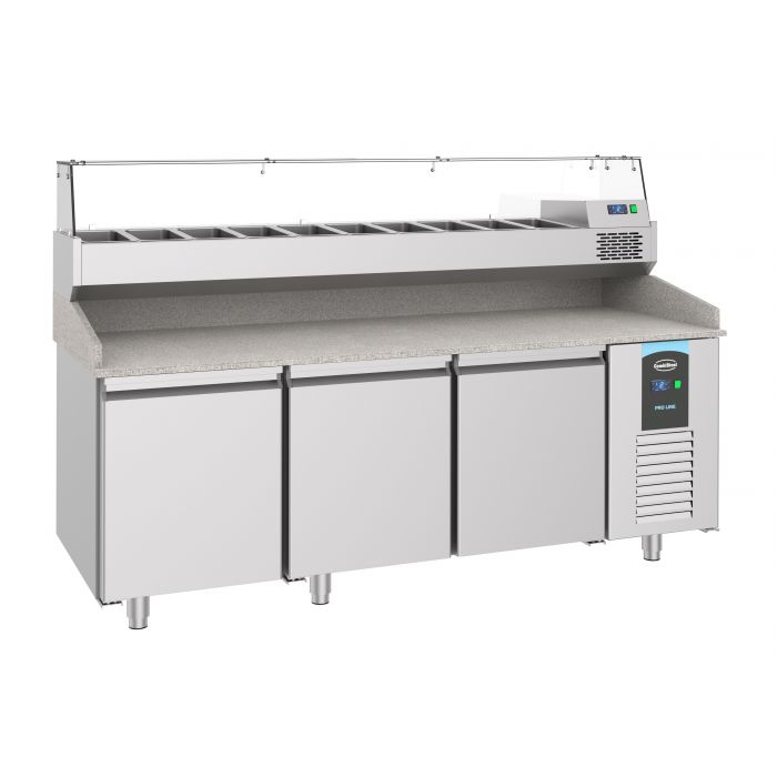 TABLE PRÉP POUR PIZZA 3 PORTES