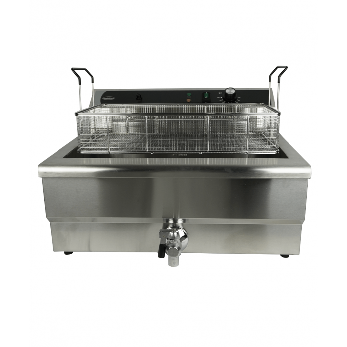 FRITEUSE POSABLE ÉLECTRIQUE 25L - AVEC ROBINET DE VIDANGE