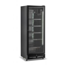 DRANKENKOELKAST 1 GLASDEUR ZWART SVE-450 BL