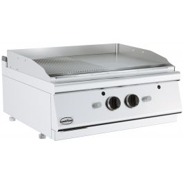BASE 700 GAS GRILLPLATTE CHROM/GERILLT