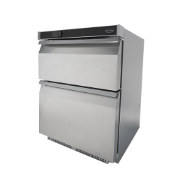 KOELKAST TAFELMODEL RVS 2 LADEN