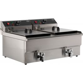 ELEK TAFELFRITEUSE 2X10 L