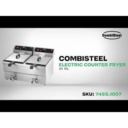 ELEK TAFELFRITEUSE 2X10 L