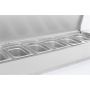 PUITS RÉFRIGÉRÉE COUVERCLE EN ACIER INOX 1/3GN x 9 thumbnail