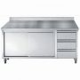 700 WORKTABLE SLIDING DOORS DRAWERS UPSTAND 1600 thumbnail