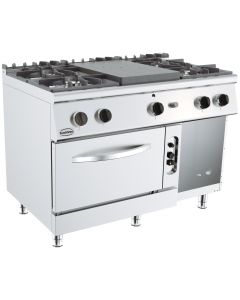 Cuisinière électrique 4 plaques avec four électrique - 800x900x900 mm -  Combisteel - Fourneaux Professionnels - référence 7178.3035 - Stock-Direct  CHR