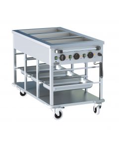 BAIN-MARIE TROLLEY 3/1