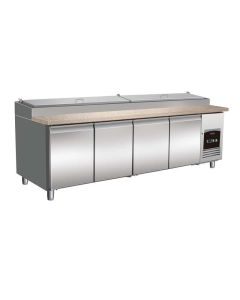 SALADETTE 4 T&Uuml;REN MIT GRANIT-ARBEITSPLATTE UND 12x1/3GN BEH&Auml;LTER
*TRANSPORT AUF ANFRAGE*