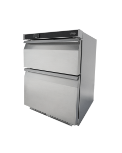 KOELKAST TAFELMODEL RVS 2 LADEN