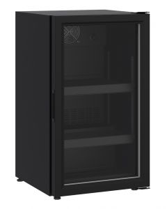 RÉFRIGÉRATEUR POSABLE PORTE EN VERRE 136L NOIR