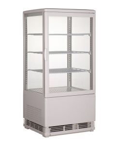 KOELVITRINE 68L WIT