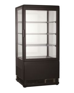 KOELVITRINE 68L ZWART