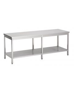 Werktafel met bodemschap 6 poten