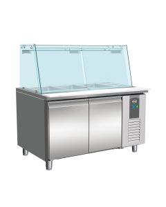 KOELWERKBANK GLAS RECHT 2 DRS