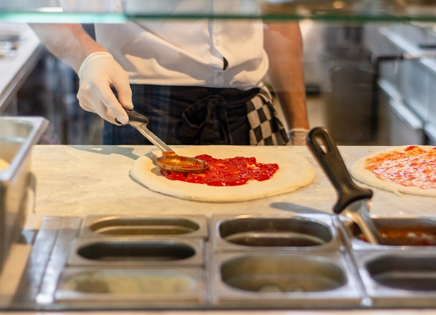 Pizza preparation